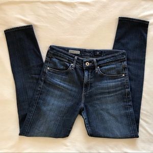 AG Anthropologie High-Rise Stevie Ankle Jeans